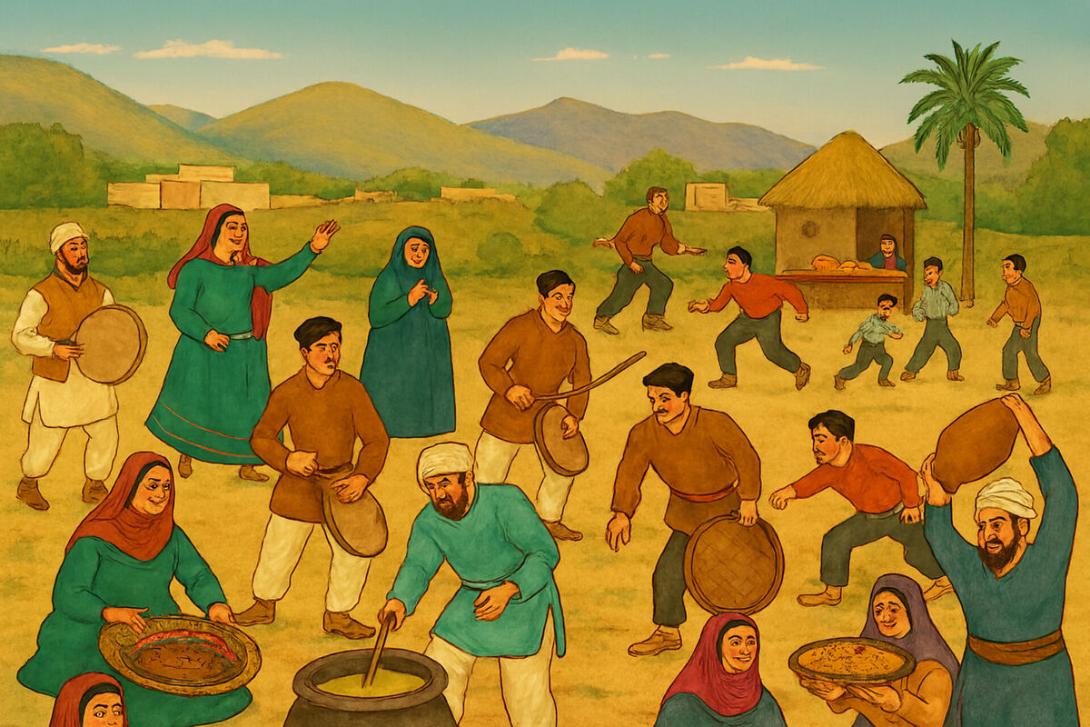جشنواره ملی روستا در کمیز رودان؛ جلوه‌ای از زندگی، هنر و بازی‌های بومی