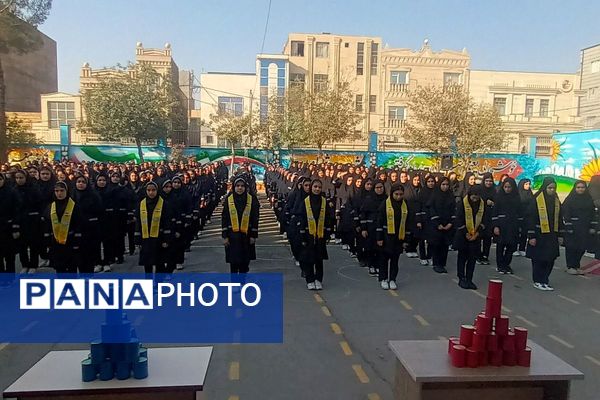 افتتاحیه جشنواره‌ی بازی‌های مهارتی-ورزشی در مدرسه زهره‌وند قرچک