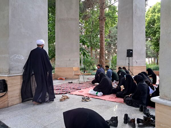 مراسم شهادت امام محمد باقر (ع) درکنار شهدای گمنام پارک وحدت آشخانه