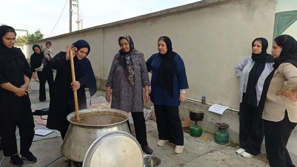 مراسم هفته مازندران و روز دانش‌آموز در دبیرستان یاران امام تیرتاش 