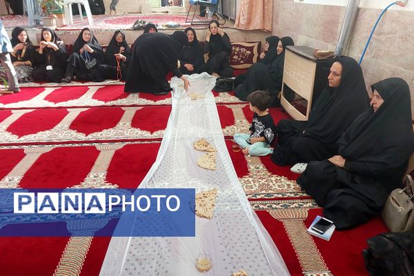 برگزاری مراسم عزاداری صبح عاشورا در روستای جعفرآباد بوانات