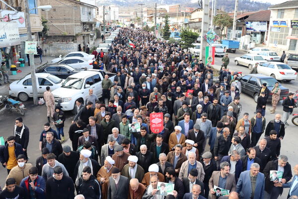 راهپیمایی ۲۲ بهمن بخش بندپی شرقی