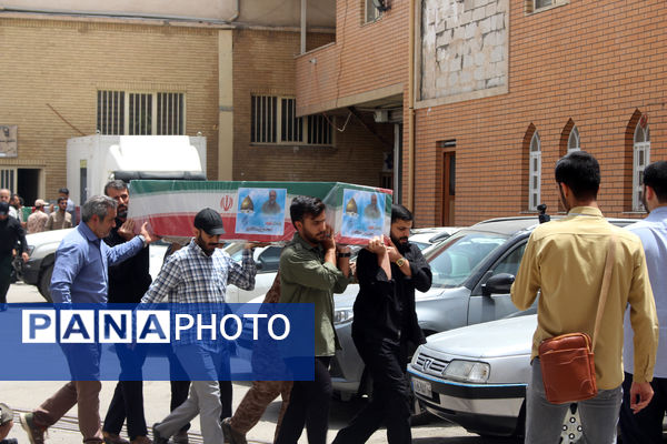 تشییع پیکرهای مطهر شهدای حملات رژیم صهیونیستی در قم