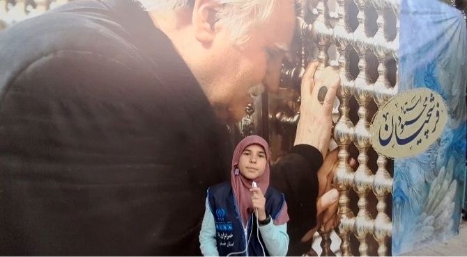 مراسم تشییع و تدفین پیکر  استاد محمود فرشچیان در اصفهان 