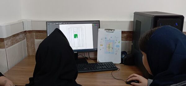 کارگاه آموزشی دانش‌آموزان سایبری در هنرستان سوره زنجان