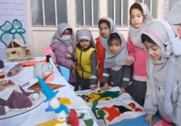 دبستان چراغی۲، میزبان نمایشگاه دست ساخته‌ها و هنرهای آوایی