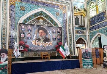 مراسم سالگرد شهادت شهدای خدمت در نیشابور