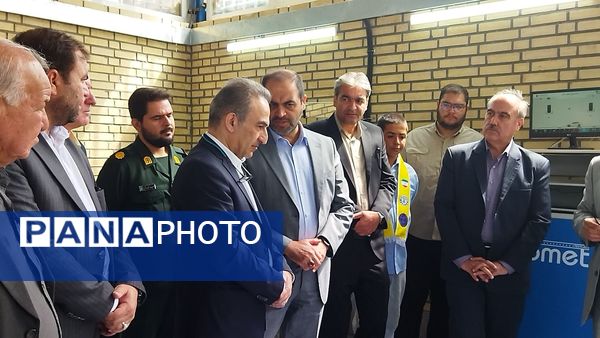 آیین افتتاحیه کارگاه و زمین چمن هنرستان تخصصی خودرو برادران نیشابور 