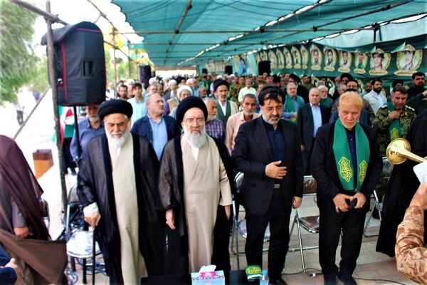 آیین سالگرد شهید آیت الله سعیدی و شهدای سادات استان قم 