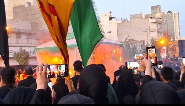آیین خیمه سوزان عصر عاشورا در مشهد