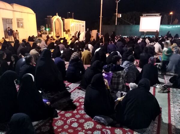 مراسم شب احیای بیست و سوم در امامزاده سیدمرتضی کاشمر