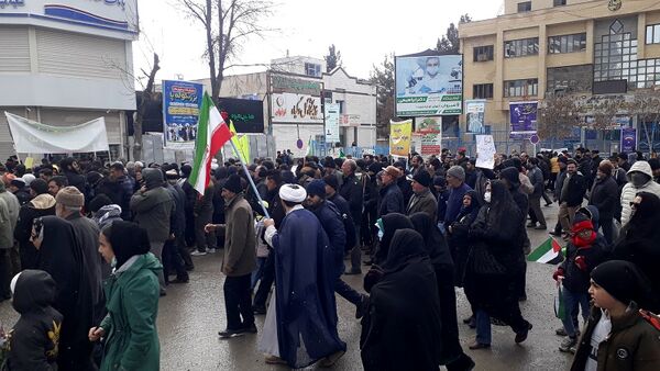 جلوه‌هایی از حماسه آفرینی مردم شیروان در راهپیمایی ۲۲ بهمن 