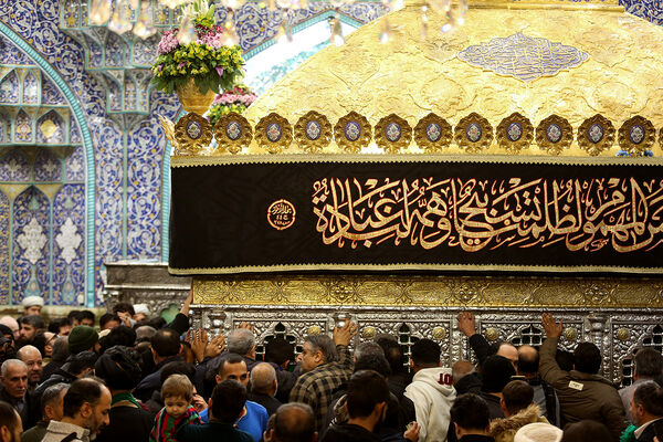 مراسم عزاداری سالروز شهادت امام هادی(ع) در حرم حضرت معصومه(س)