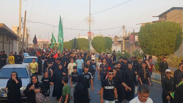 خروش کاروان پیاده‌روی یکصدهزار نفری «مشایه اهواز» 