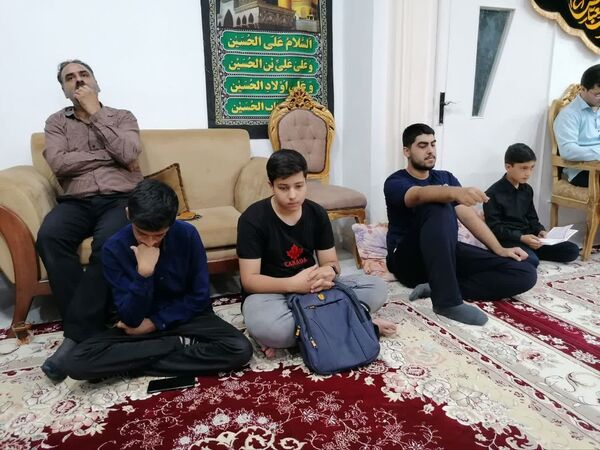 عزاداری نوجوانان کاشمری به یاد حضرت رقیه (س)
