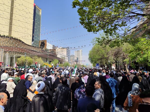 راهپیمایی روز جهانی قدس در مشهد مقدس