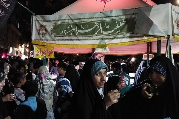 چایخانه هیئت الزهرا در شب صد و هفتاد و سوم 