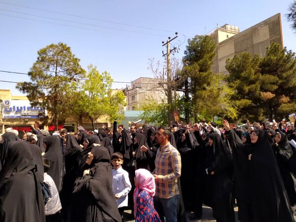 حضور پرشور مردم دارالمؤمنین کاشان در راهپیمایی روز قدس