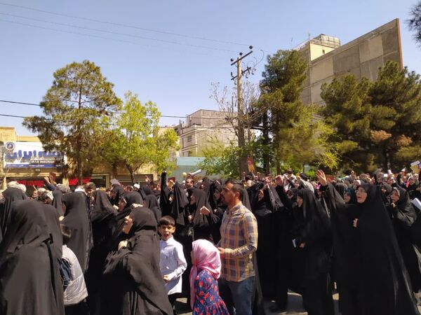 حضور پرشور مردم دارالمؤمنین کاشان در راهپیمایی روز قدس