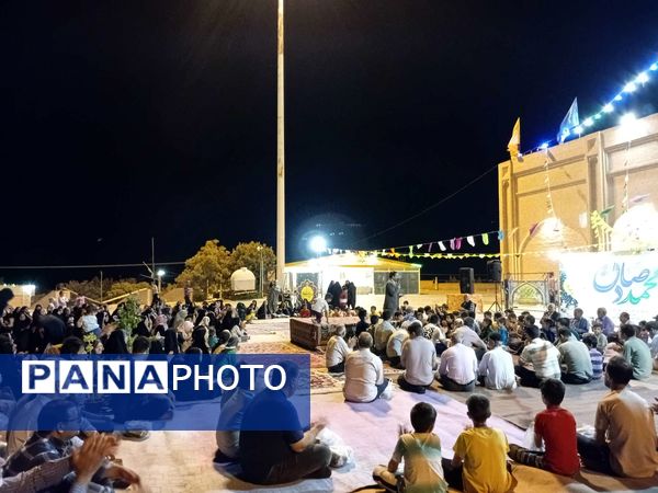 جشن میلاد امام محمد صادق (ع) و حضرت محمد (ص) در امامزاده محمد عابد کاخک