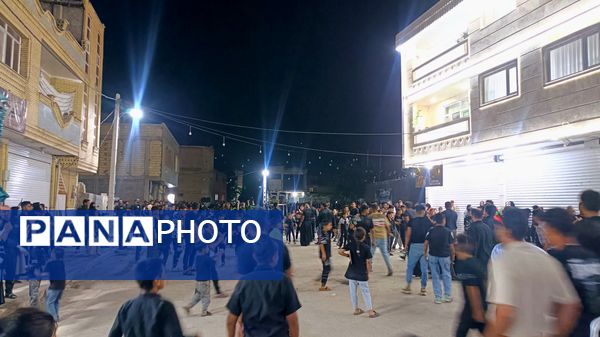 مراسم شام‌غریبان حسینی در شهرستان خانمیرزا