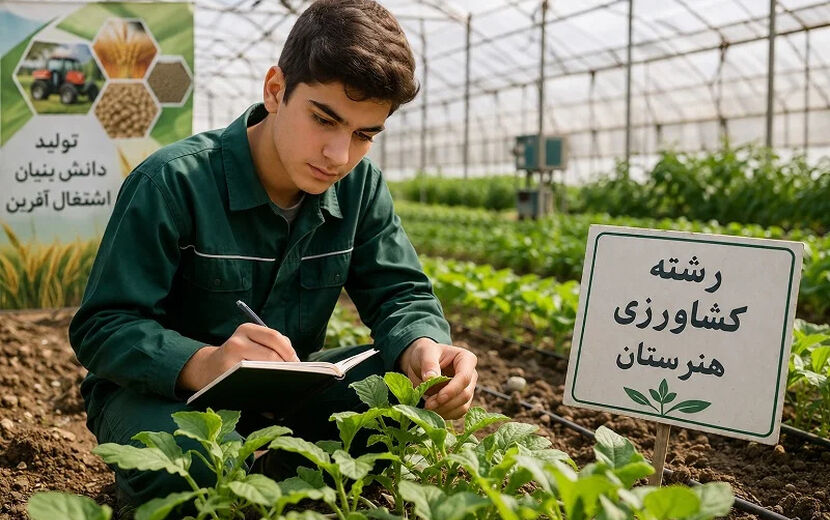 هنرستان‌ها در تأمین نیروی انسانی آینده کشاورزی نقش مؤثری دارند + فیلم