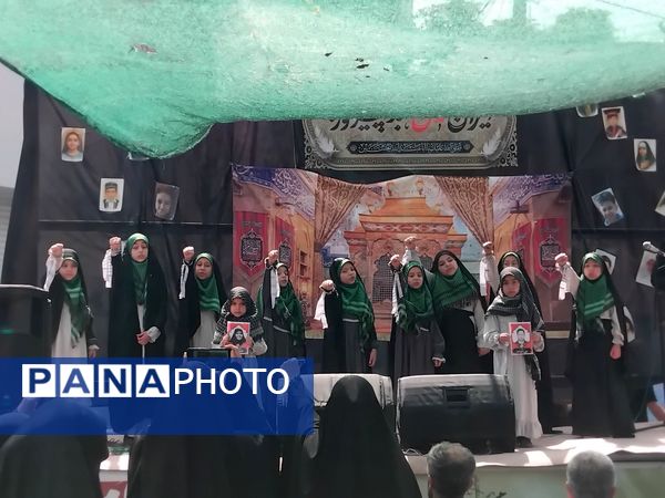 پیاده‌روی جاماندگان اربعین حسینی از مصلی تا میدان شهدای کرج