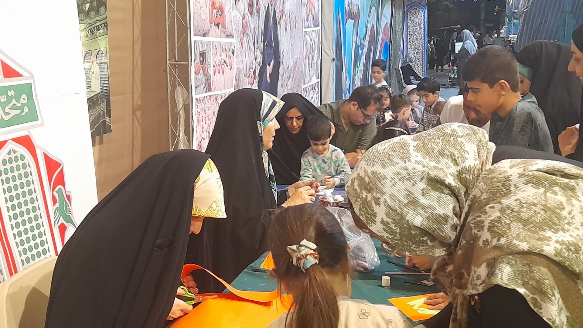 قاب پانا میزبان تصاویری از موکب روایتِ یک نگاه در شب عید ولایت