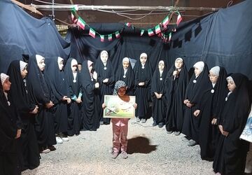 رویداد فرهنگی و معنوی دختران قرآن‌آموز در موکب دارالقرآن حبیب