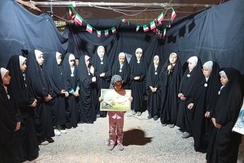 رویداد فرهنگی و معنوی دختران قرآن‌آموز در موکب دارالقرآن حبیب