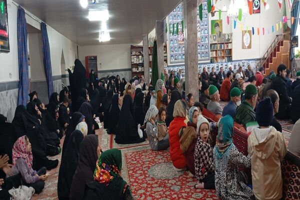 جشن انقلاب به مناسبت راهپیمایی یوم‌الله ۲۲ بهمن در مسجد جامع شهر بار