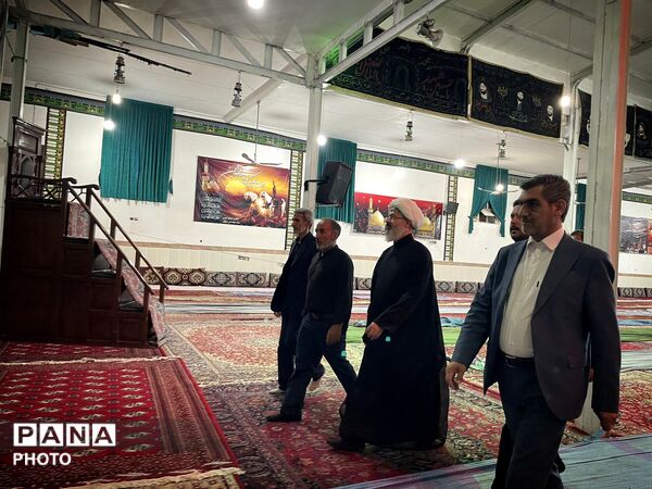 حضور امام جمعه شهرستان کاشمر در روستای جردوی 