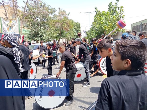 اولین روز حرکت هیأت های کاشمر 