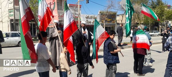 برگزاری مراسم عزاداری رهبر شهید در شهر آشخانه