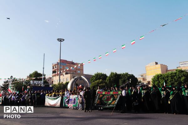 نمایش بزرگ سراسری اقتدار، جان‌فدا برای ایران در پیشوا با حضور پرشور اقشار مختلف مردم