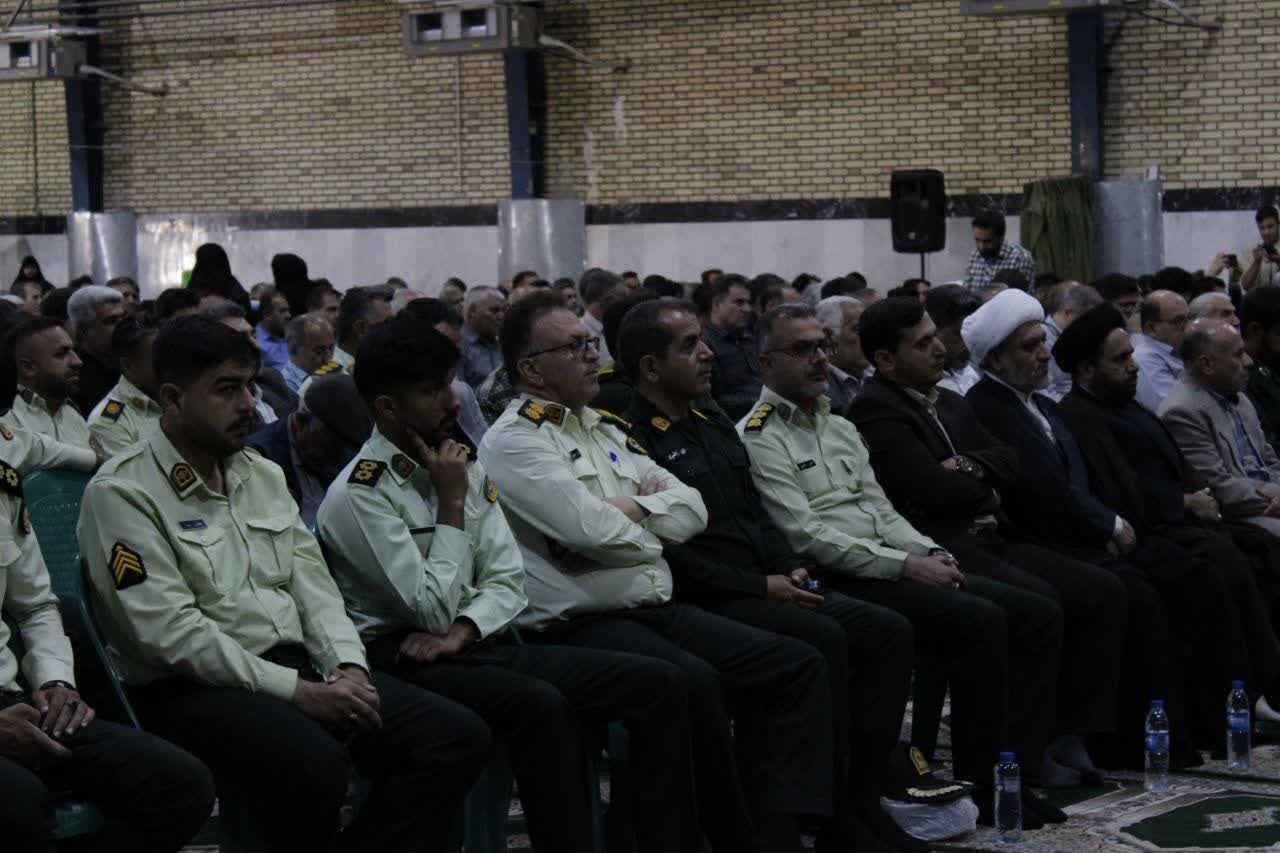مراسم سالگرد شهدای خدمت در گچساران