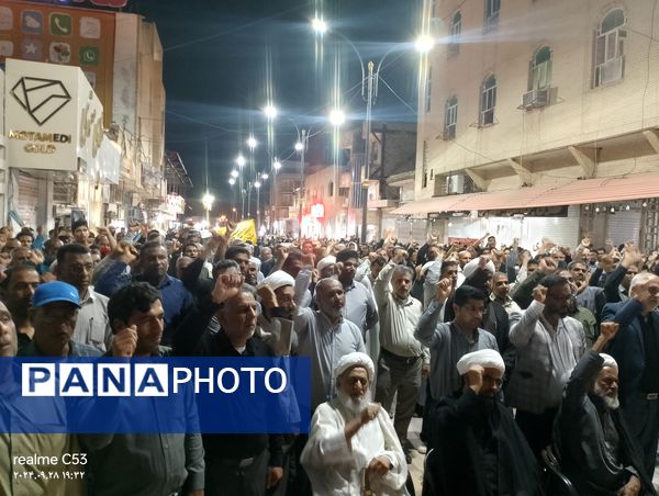 تجمع مردم رودان در محکومیت ترور شهید سیدحسن نصرالله