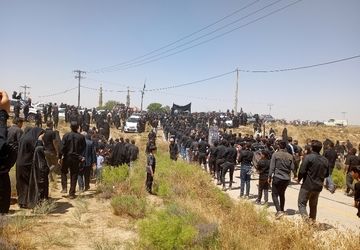 هیات عاشورای روستای نقاب در امام‌ مرشد 