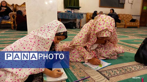 تجلی معنویت و پیوند مادر و دختری در اعتکاف مسجد جامع رامیان