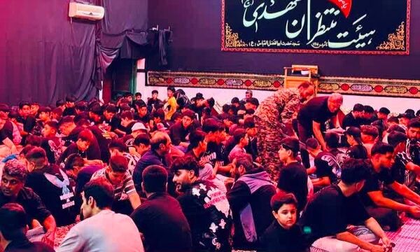 حضور پرشور عزاداران حسینی در بروجن