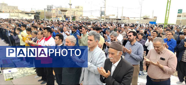 نماز عید سعید فطر در شهر جعفریه قم