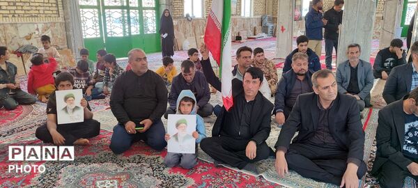 مراسم عزاداری شهادت قائد امت در روستای شیرمرد