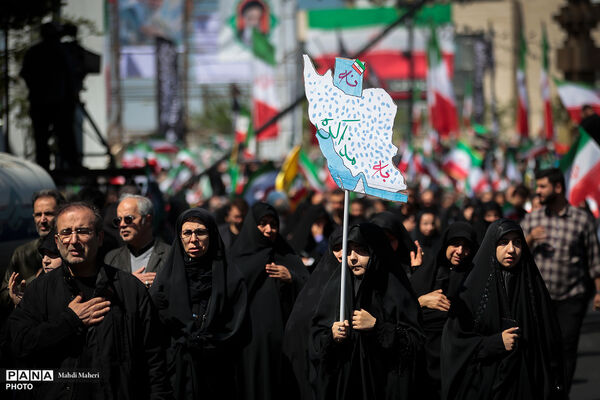 مراسم اربعین رهبر شهید انقلاب در تهران
