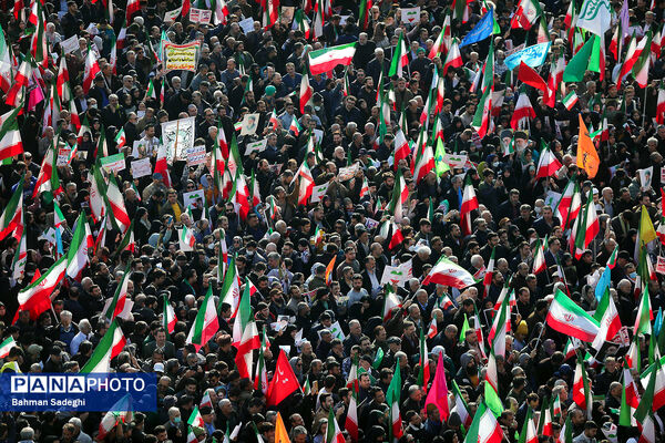 راهپیمایی محکومیت اقدامات تروریستی آمریکا و رژیم صهیونیستی علیه ملت ایران - 2