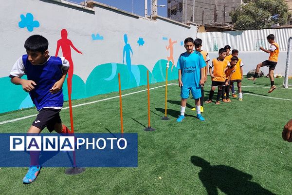 افتتاح زمین چمن مدرسه امام رضا(ع) پردیس