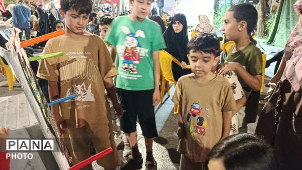 مشق عشق و آگاهی در موکب کودک فرهنگیان