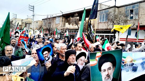 راهپیمایی روز قدس در شهر بن