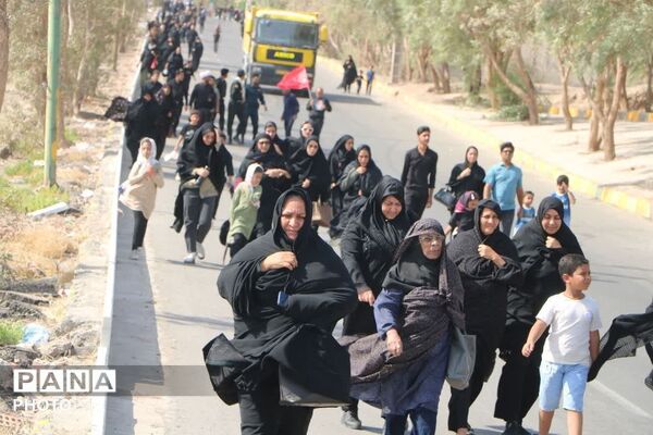 شور حسینی جاماندگان اربعین در فهرج