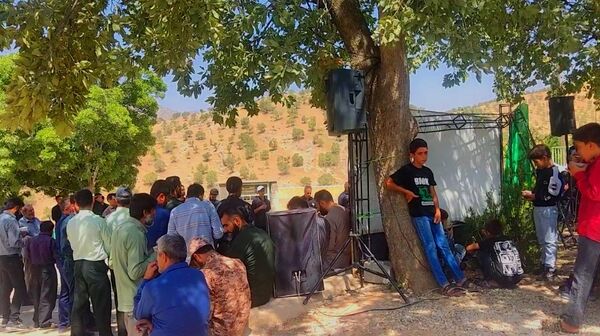 مراسم پیاده‌روی جاماندگان اربعین حسینی در میانکوه 