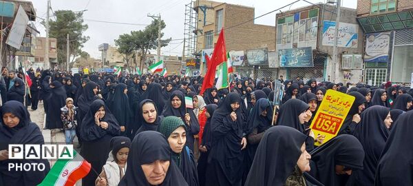 راهپیمایی روز جهانی قدس در شهرستان خلیل‌آباد 